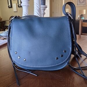 Coach Whiplash Saddle Bag in Leather 1941 Collection Mineral Teal